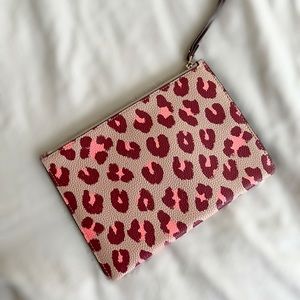 Kate Spade Leopard Wristlet
